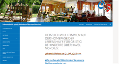 Desktop Screenshot of lebenshilfe-oberhavel-nord-ev.de