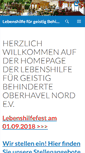 Mobile Screenshot of lebenshilfe-oberhavel-nord-ev.de